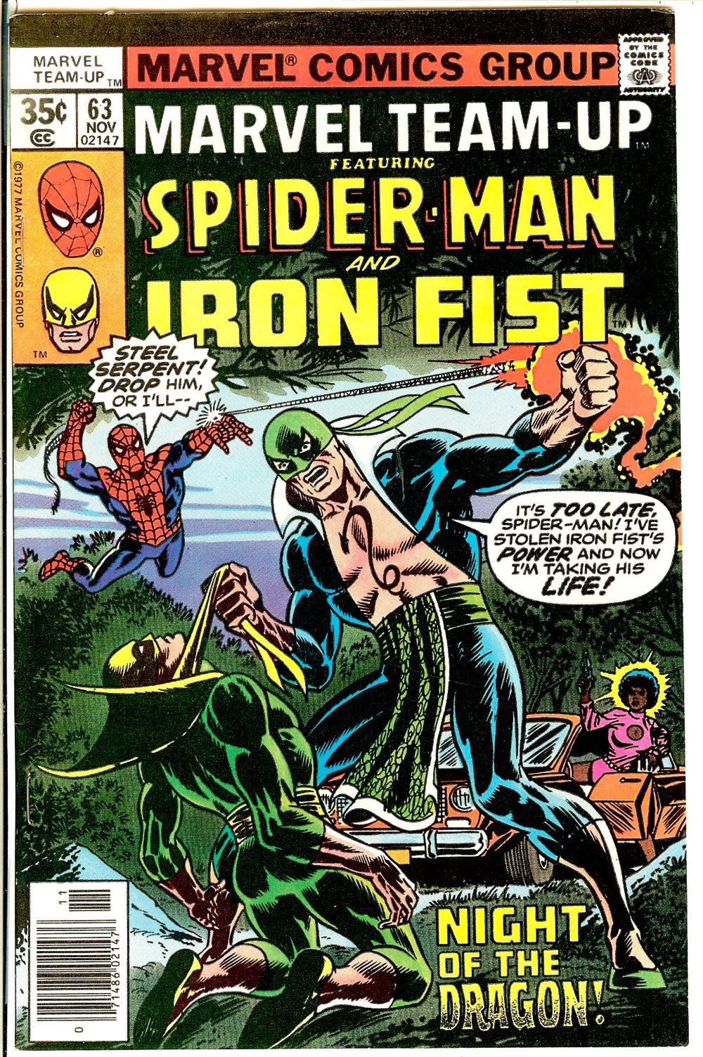 Marvel Team-Up (Vol. 1) - Marvel (63 - Nov 1977) comic book collectible [Barcode 071486021476] - Main Image 4