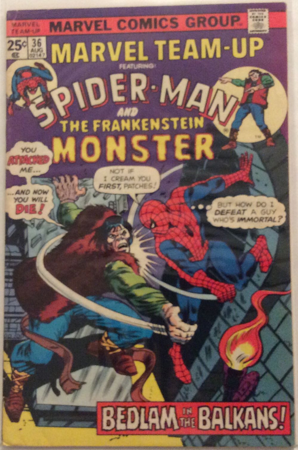 Marvel Team-Up - Marvel Comics Group (36 - Aug 1975) comic book collectible - Main Image 2