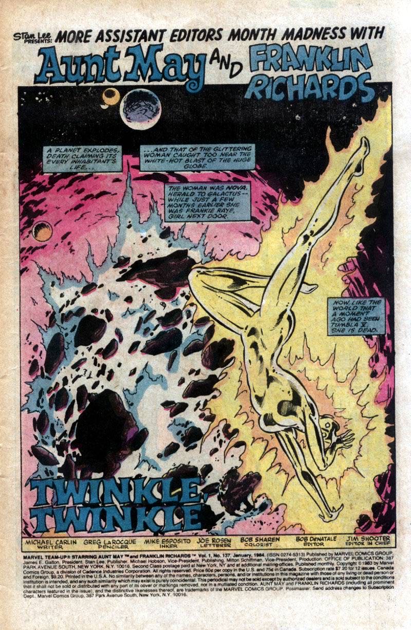 Marvel Team-Up (Vol. 1) - Marvel Comics (137 - Jan 1984) comic book collectible [Barcode 071486021476] - Main Image 4