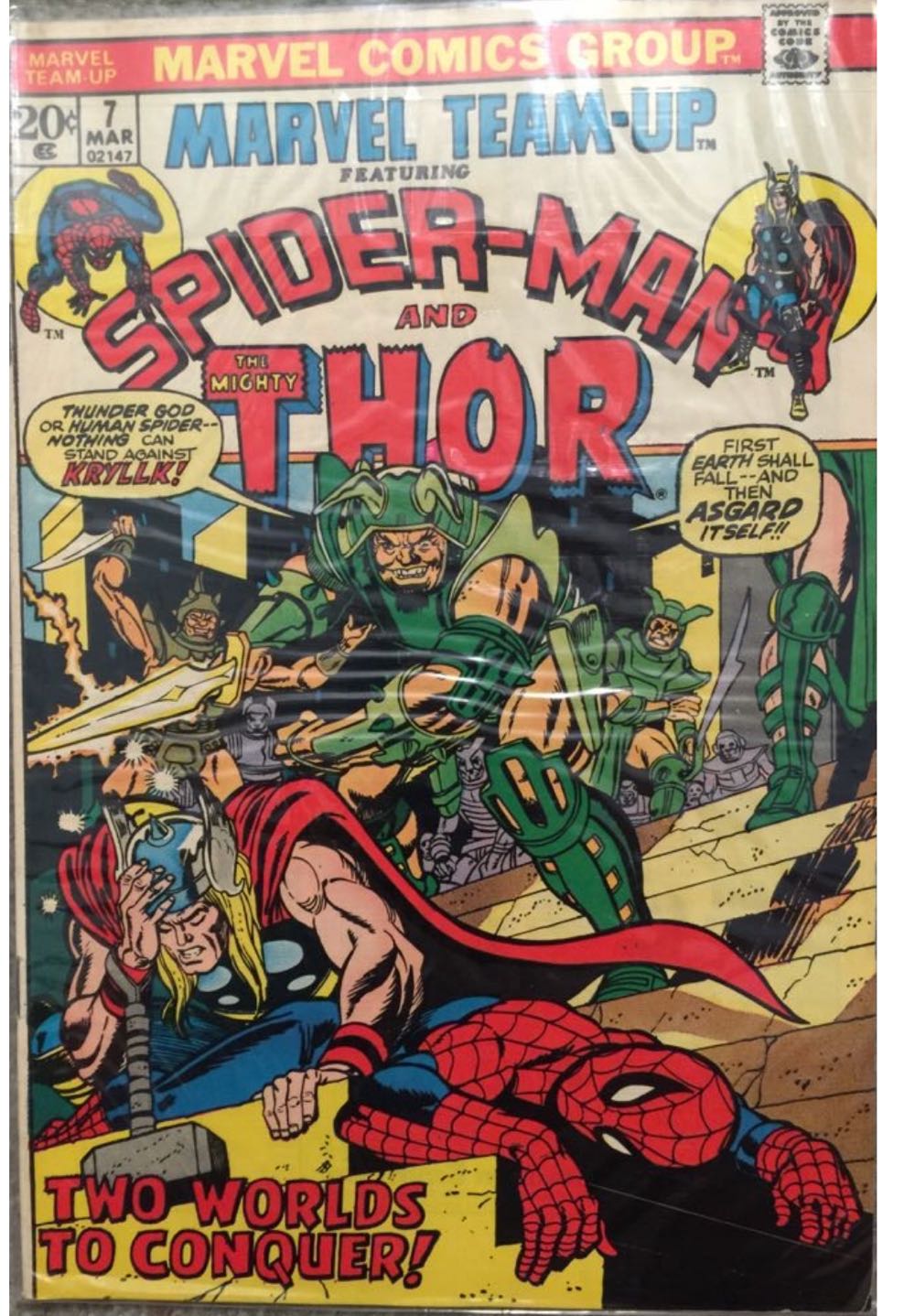 Marvel Team-Up - Marvel Comics Group (7) comic book collectible [Barcode 071486021476] - Main Image 3