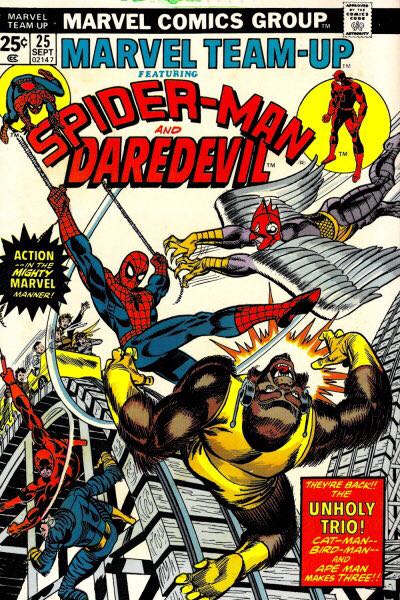 Marvel Team-Up - Marvel Comics Group (25 - Sep 1974) comic book collectible [Barcode 071486021476] - Main Image 1