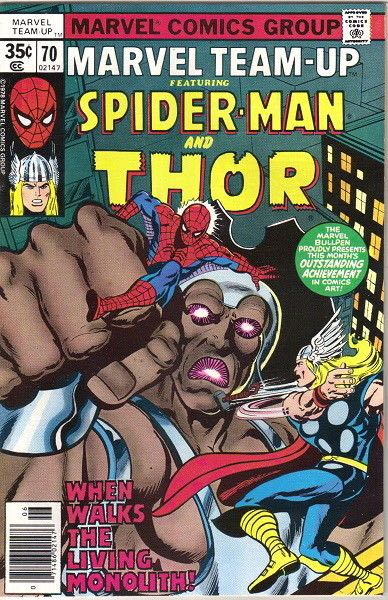 Marvel Team Up #70 - Marvel Comics (70 - Jun 1978) comic book collectible [Barcode 071486021476] - Main Image 2