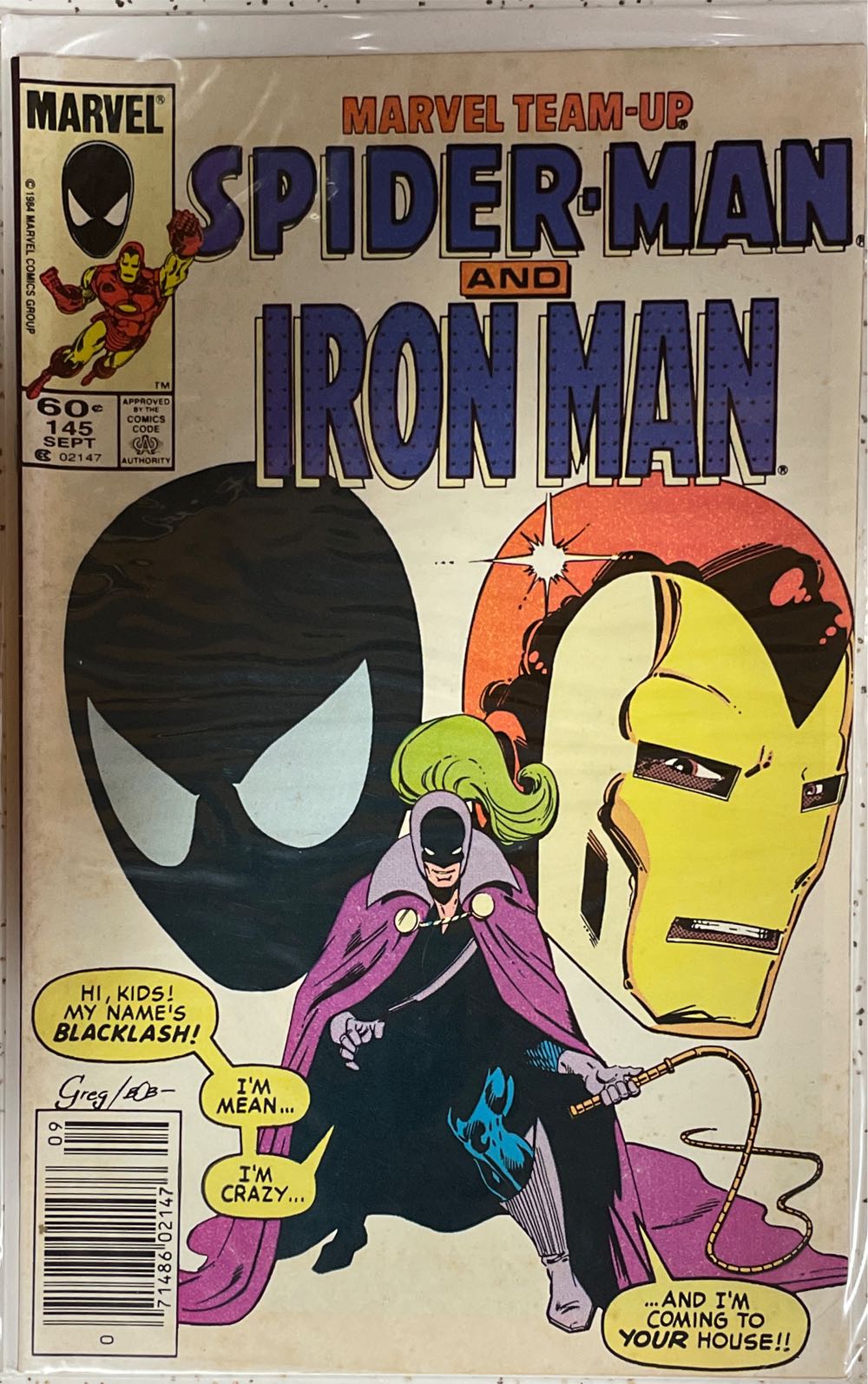 Marvel Team-Up - Marvel Comics (145 - 09/1984) comic book collectible [Barcode 07148602147609] - Main Image 2