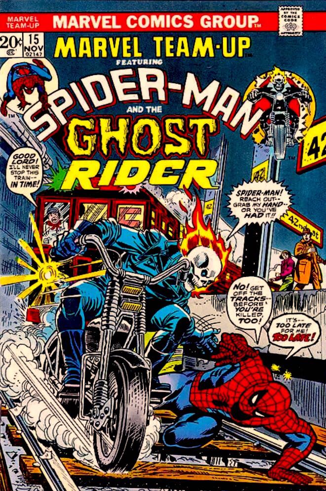 Marvel Team-Up Spider-Man And Ghost Rider - Marvel Comics Group (15 - Nov 1973) comic book collectible - Main Image 1