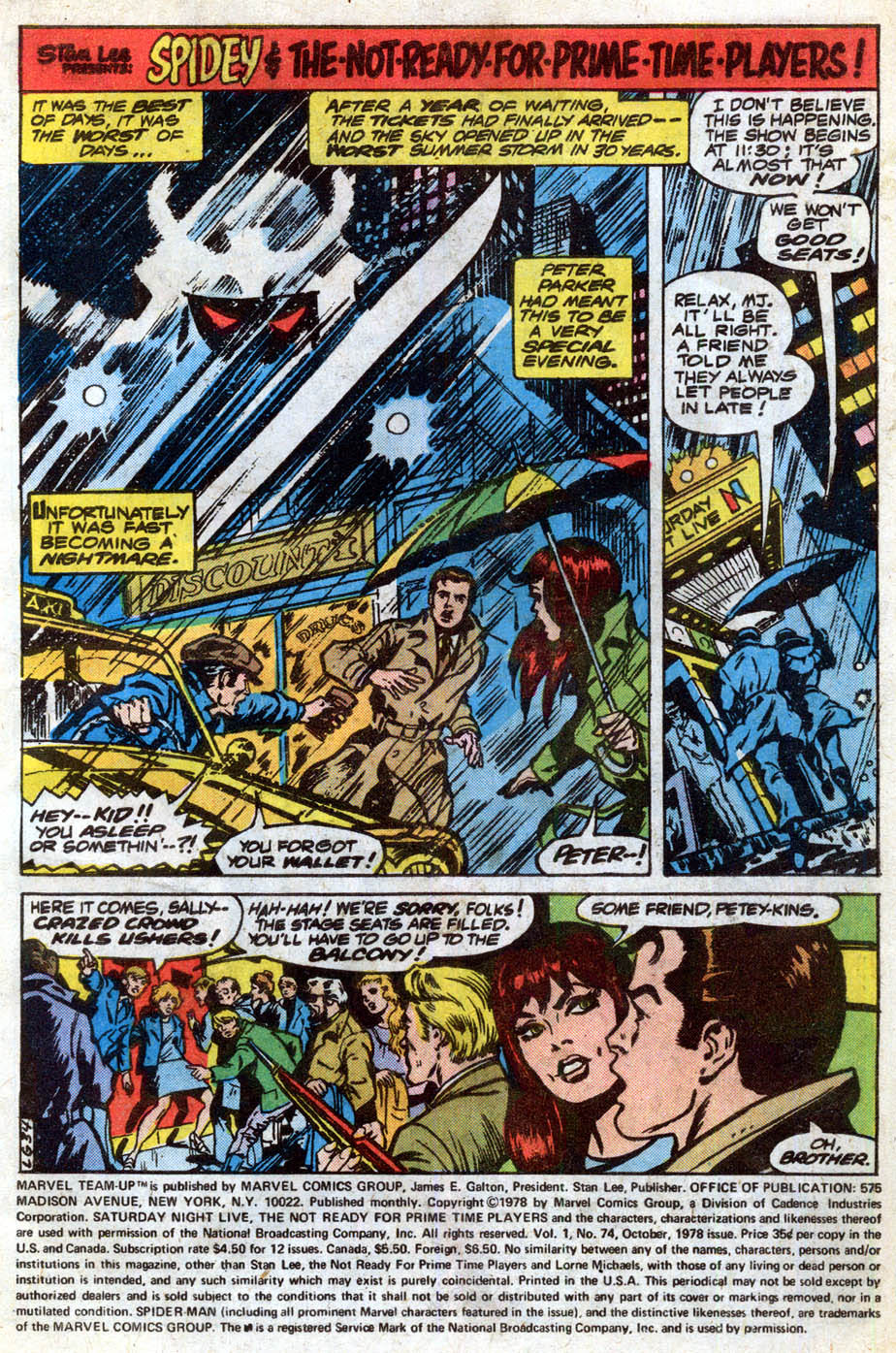 Marvel Team-Up - Marvel (74 - Oct 1978) comic book collectible - Main Image 3