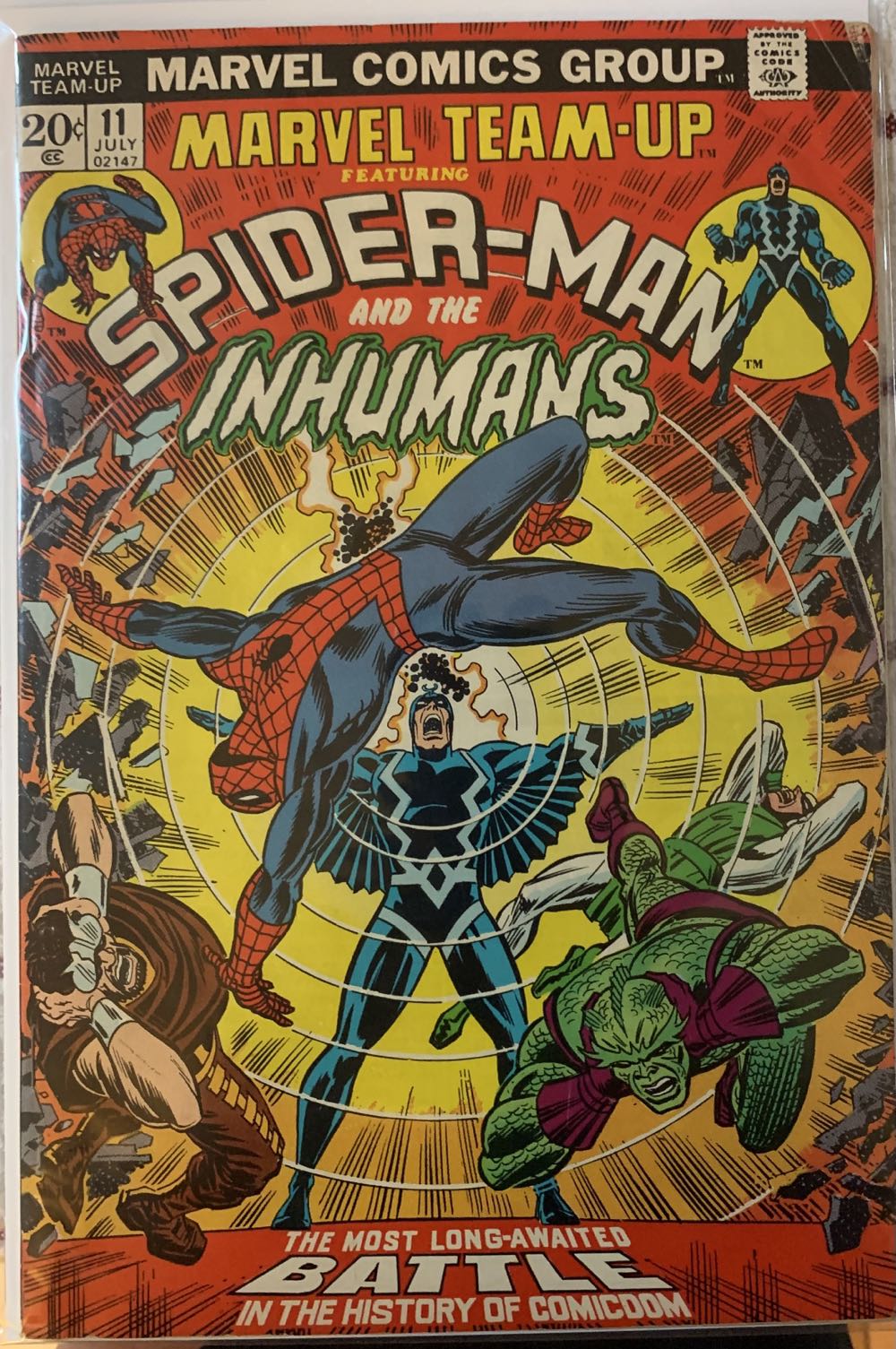 Marvel Team Up #11 - Marvel Comics Group (11 - Jul 1973) comic book collectible [Barcode 071486021476] - Main Image 2