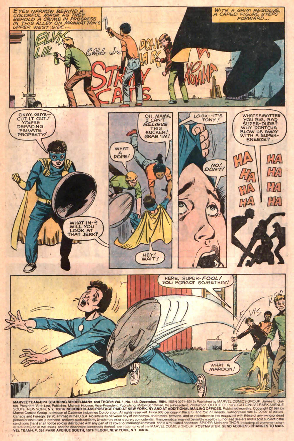 Marvel Team-Up - Marvel Comics (148 - Dec 1984) comic book collectible [Barcode 071486021476] - Main Image 3