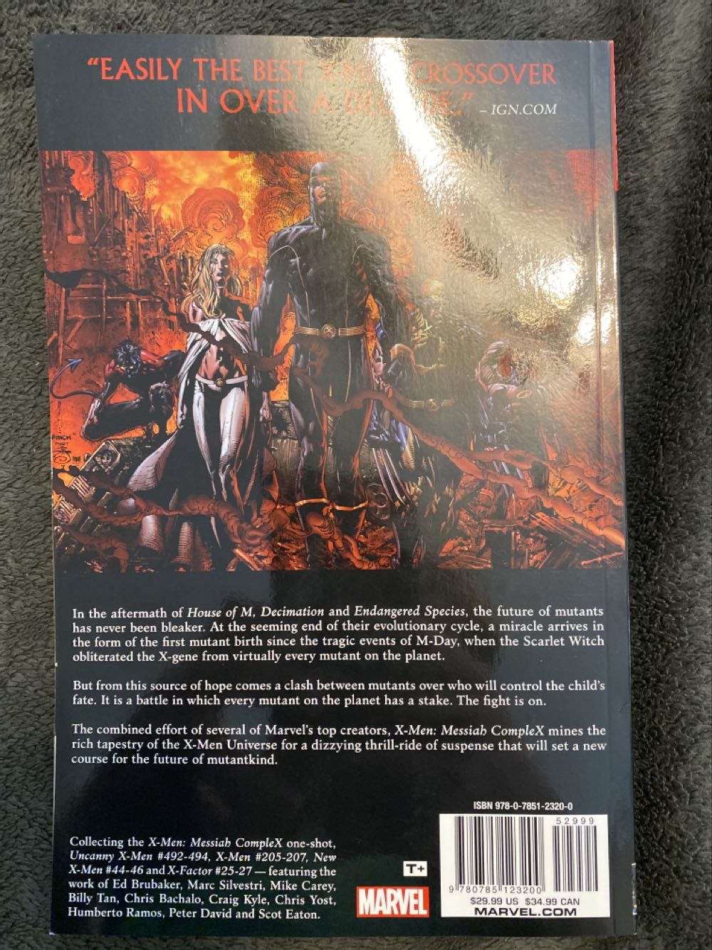 X-Men: Messiah Complex - Marvel Comics (1 - Nov 2008) comic book collectible [Barcode 978078512320052999] - Main Image 2