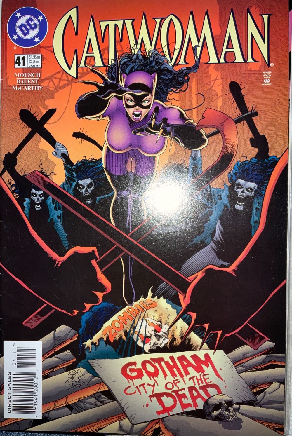 Catwoman - DC Comics (41 - Jan 1997) comic book collectible [Barcode 76194120012504111] - Main Image 2