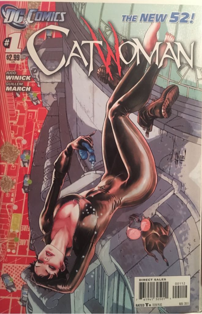 Catwoman (1) - DC (1 - Nov 2011) comic book collectible [Barcode 76194130501100112] - Main Image 1
