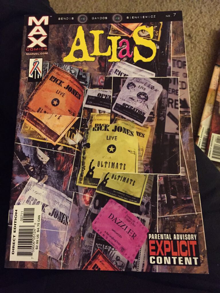 Alias - MAX (7) comic book collectible [Barcode 759606051243] - Main Image 1