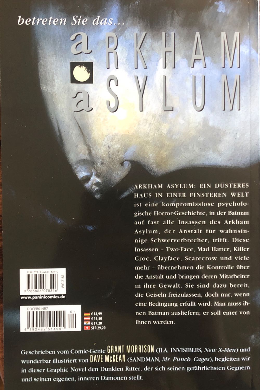 Batman Arkham Asylum - DC / Panini (00 - März 2009) comic book collectible [Barcode 9783866078246] - Main Image 2