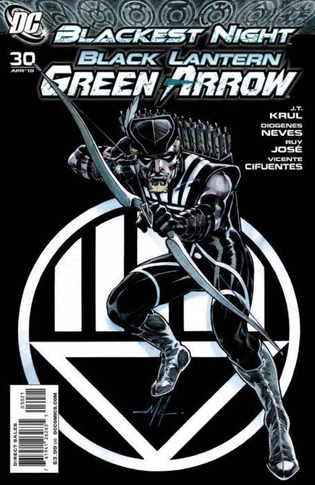 Blackest Night: Green Arrow - DC (30 - Apr 2010) comic book collectible [Barcode 761941262635] - Main Image 2