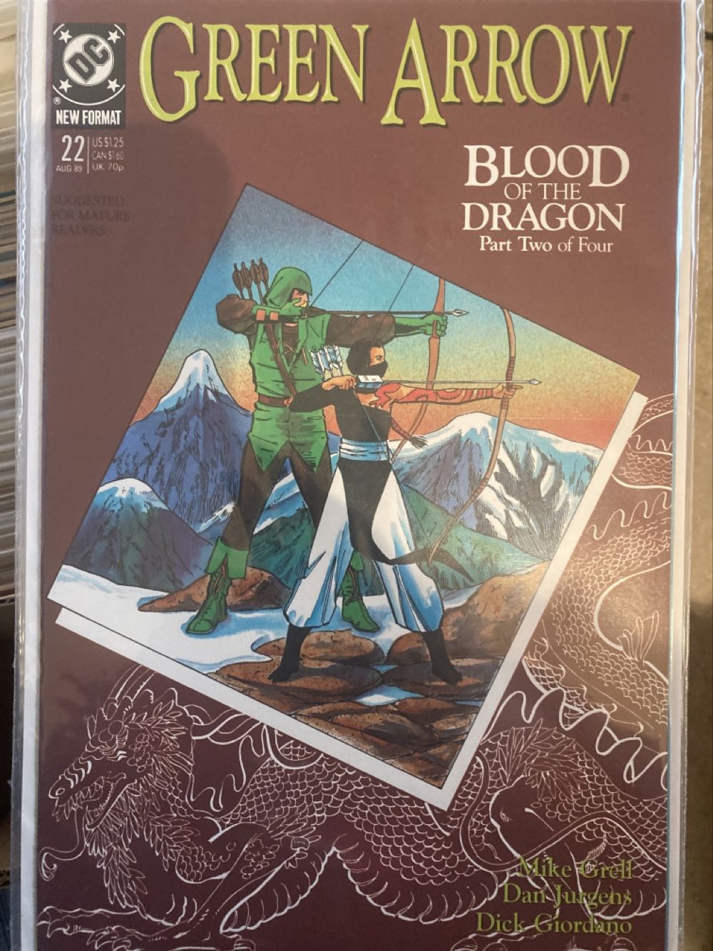 Green Arrow - DC Comics (22 - Aug 1989) comic book collectible [Barcode 761941295558] - Main Image 2