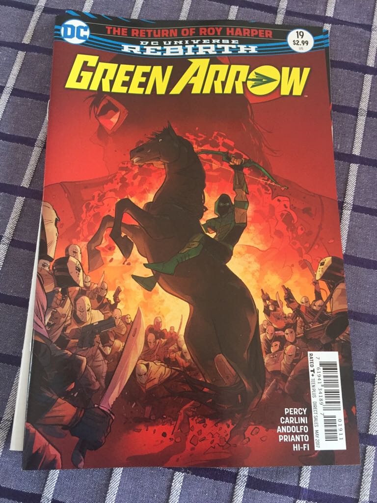 Green Arrow Rebirth - DC Comics (19 - May 2017) comic book collectible [Barcode 76194134189701] - Main Image 1