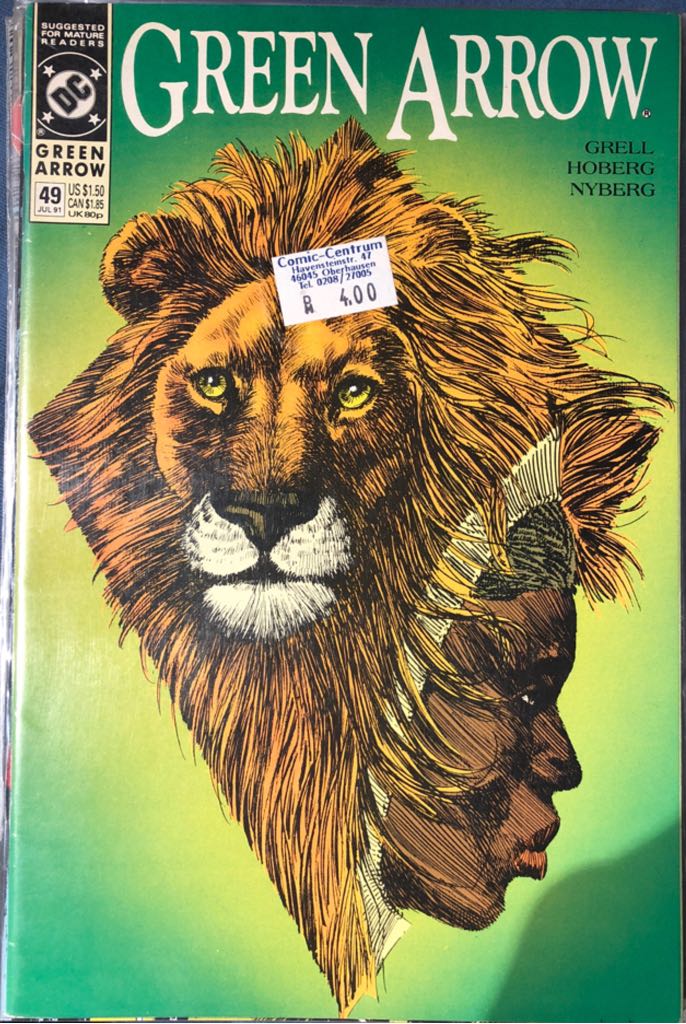 Green Arrow (Vol. 2) - DC Comics (49 - Jul 1991) comic book collectible [Barcode 0761961200255] - Main Image 1