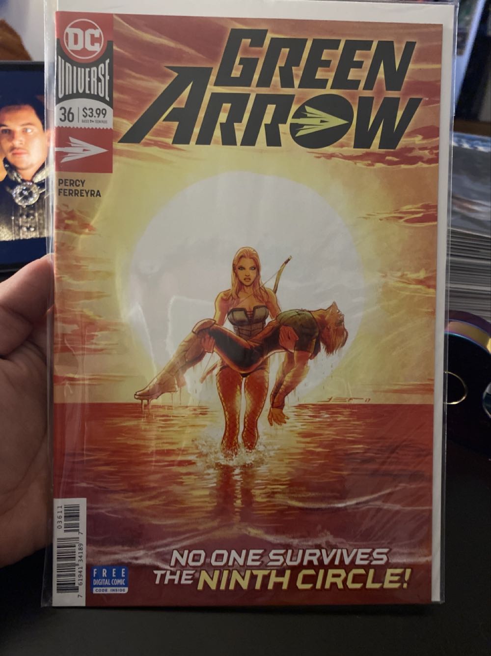 Green Arrow Rebirth - DC Comics (36 - Feb 2018) comic book collectible [Barcode 76194134189703611] - Main Image 2