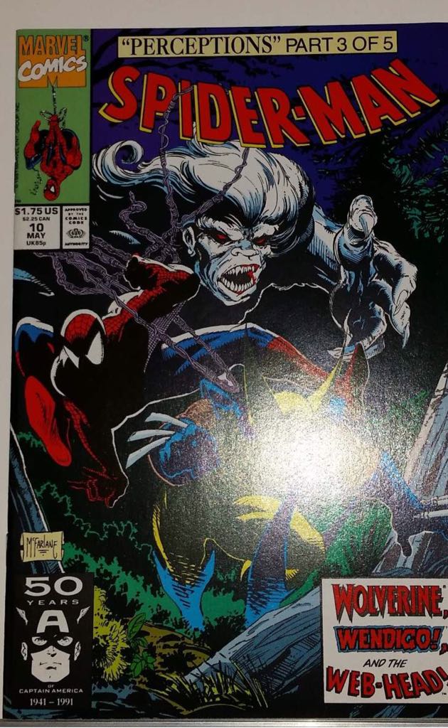 Spiderman  (10 - 05/1991) comic book collectible - Main Image 1