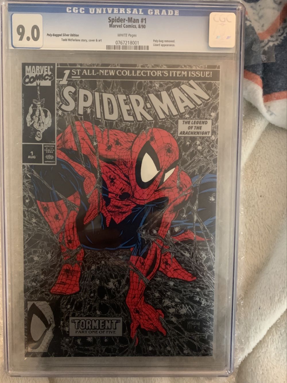 Spider-Man 1 - Marvel Comics (1C - Aug 1990) comic book collectible - Main Image 3