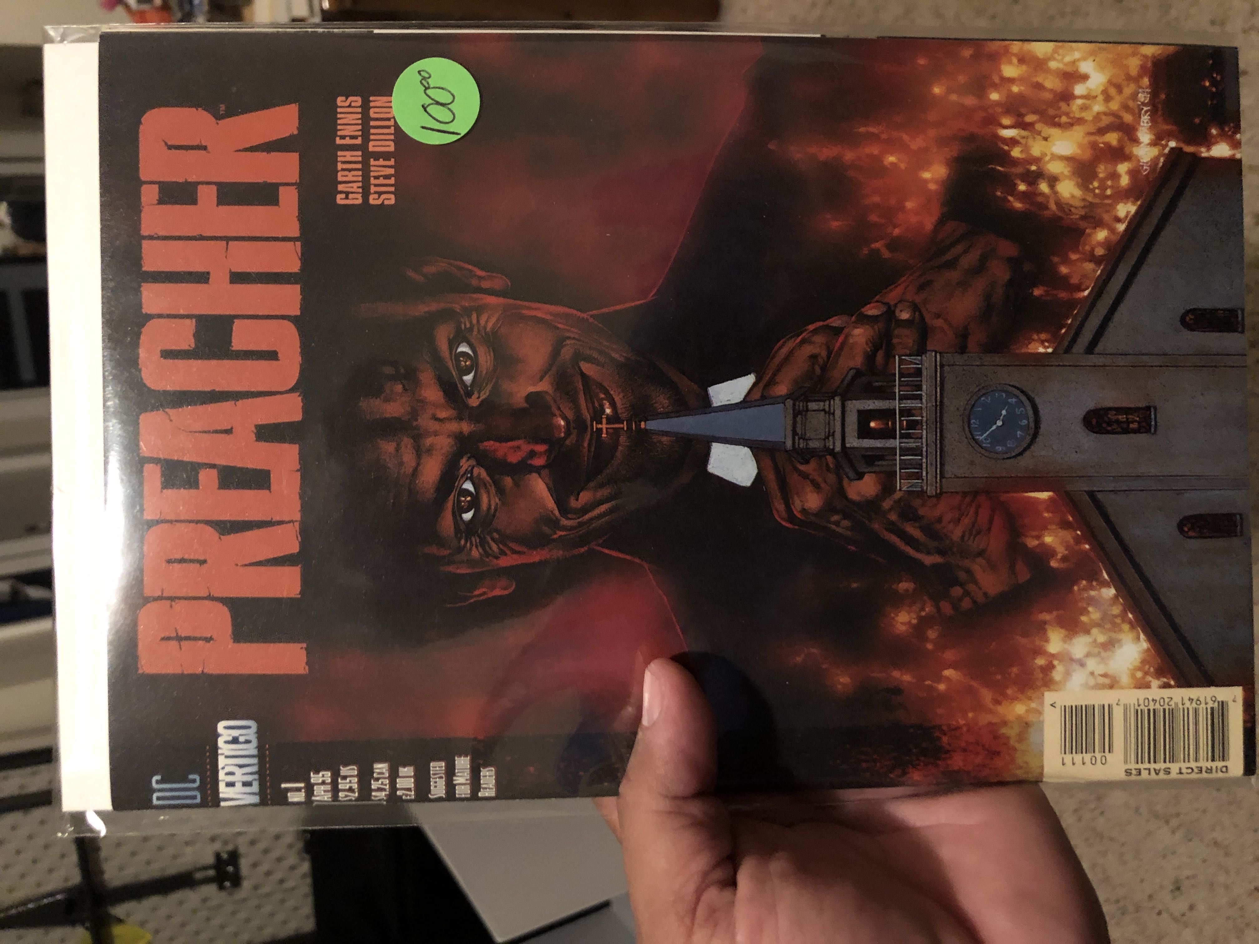 Preacher - DC Comics / Vertigo (1 - Apr 1995) comic book collectible [Barcode 76194120401700111] - Main Image 2