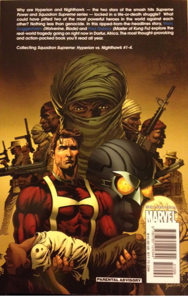 Squadron Supreme: Hyperion Vs. Nighthawk - Marvel (1) comic book collectible [Barcode 9780785124344] - Main Image 2