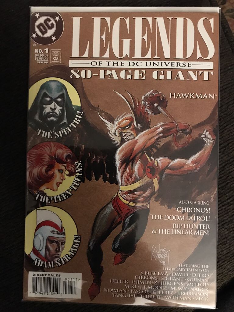 Legends Of The DC Universe 80-Page Giant - DC Comics (1 - Sep 1998) comic book collectible [Barcode 761941213910] - Main Image 1