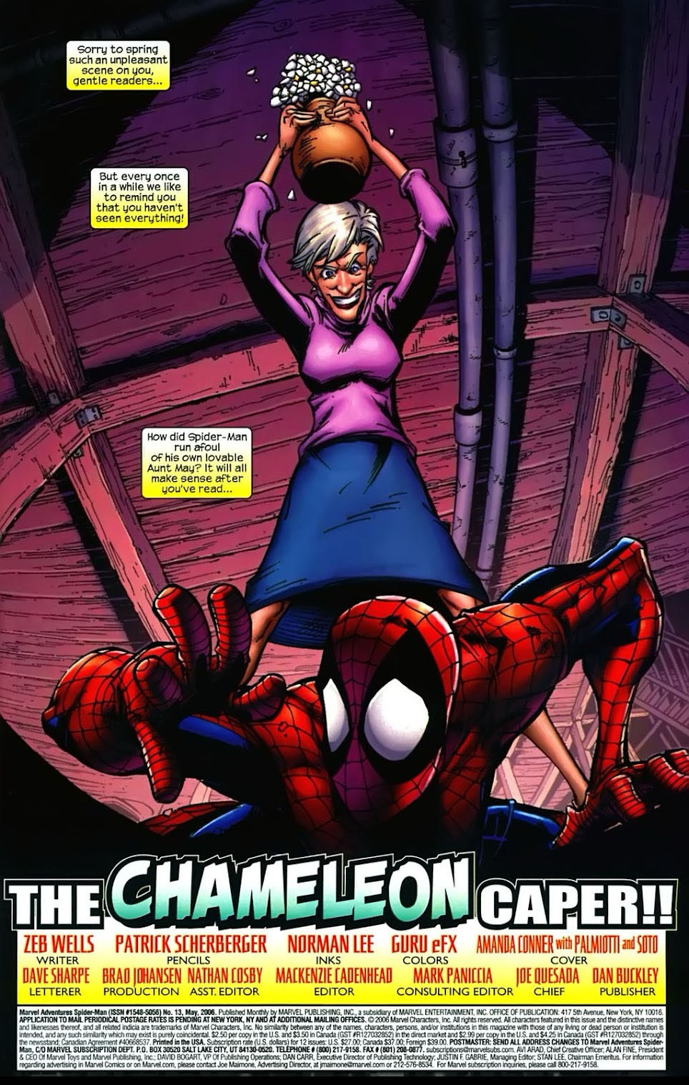 Marvel Adventures: Spider-Man - Marvel Comics (13 - May 2006) comic book collectible [Barcode 759606056859] - Main Image 2