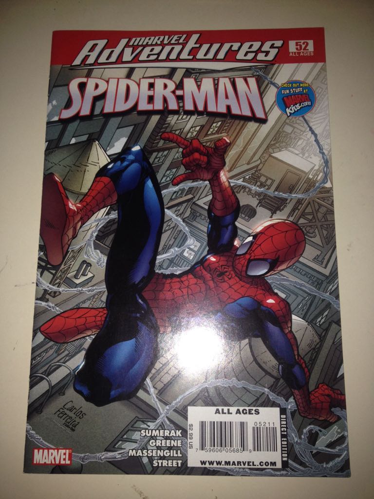 Marvel Adventures: Spider-Man  (52) comic book collectible [Barcode 759606056859] - Main Image 1