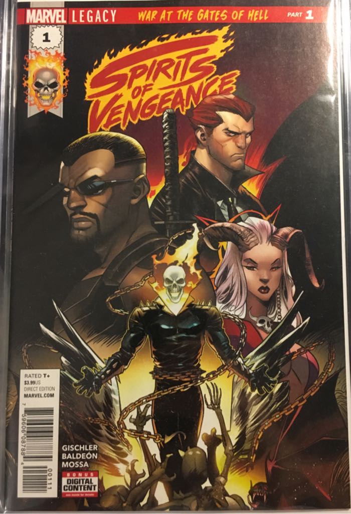 Spirits Of Vengeance (Vol 1) - Marvel (1 - Dec 2017) comic book collectible [Barcode 75960608788400111] - Main Image 1