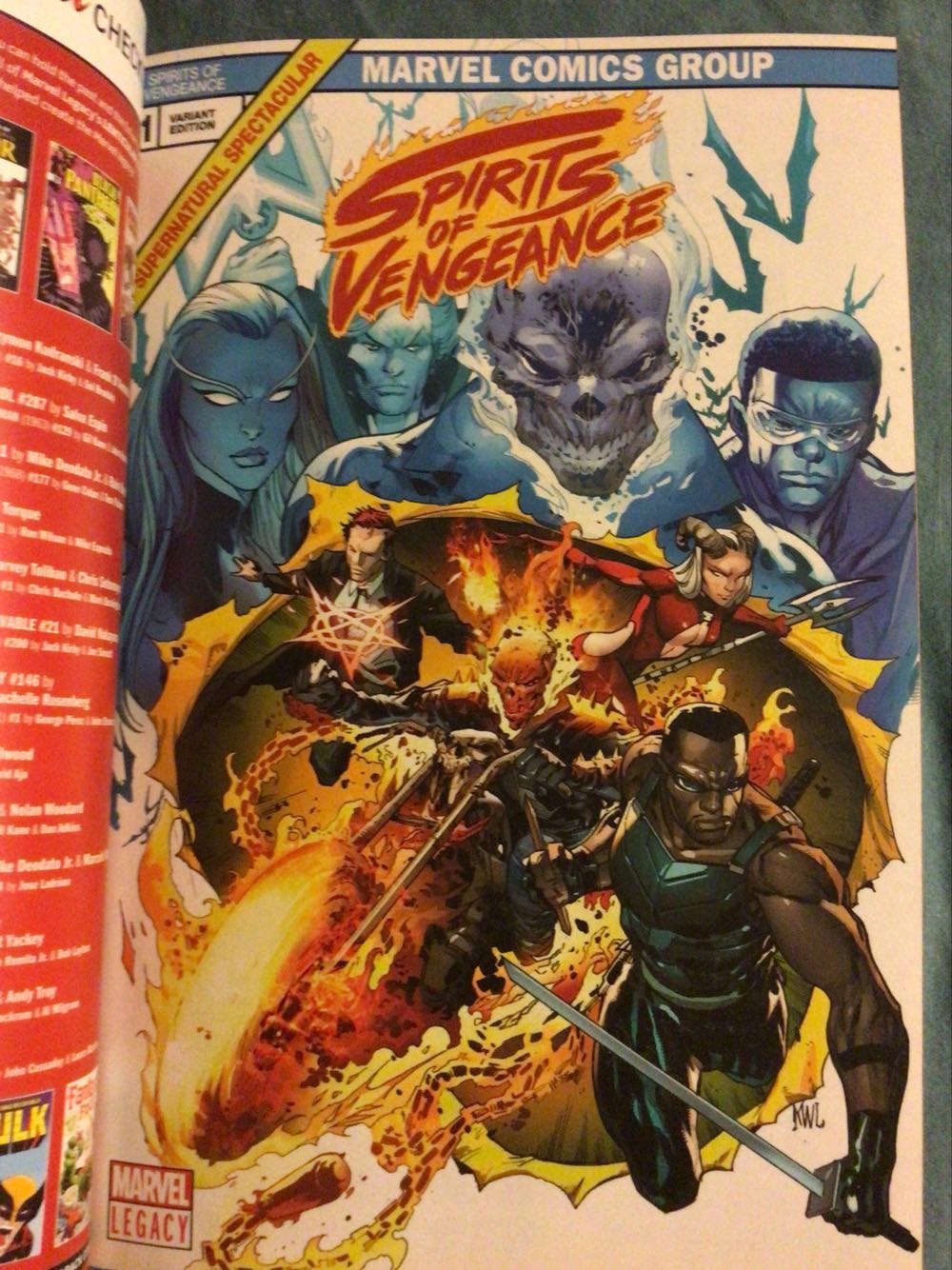 Spirits Of Vengeance #1 Variant Lenticular - Marvel Comics (1 - Dec 2017) comic book collectible [Barcode 75960608788400131] - Main Image 2