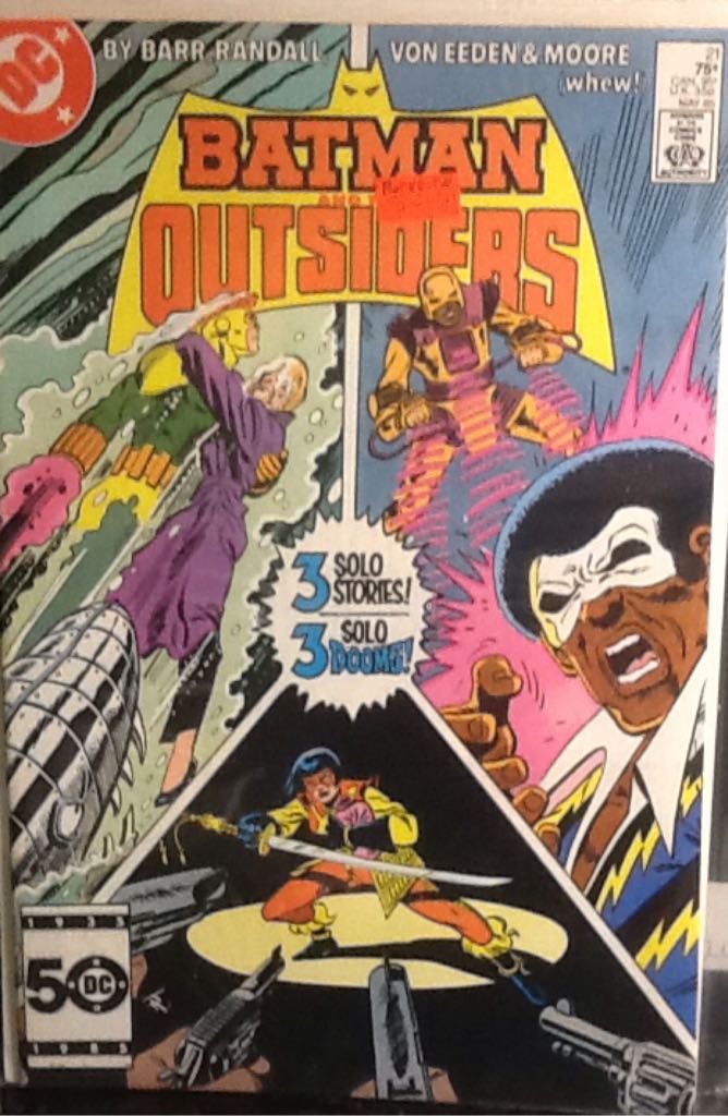 Batman and the Outsiders (1983) - DC (Detective Comics) (21 - May 1985) comic book collectible [Barcode 070989311220] - Main Image 1