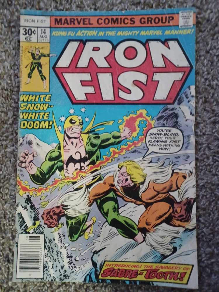 Iron Fist - Marvel Comics (14 - Aug 1977) comic book collectible [Barcode 071486021766] - Main Image 2