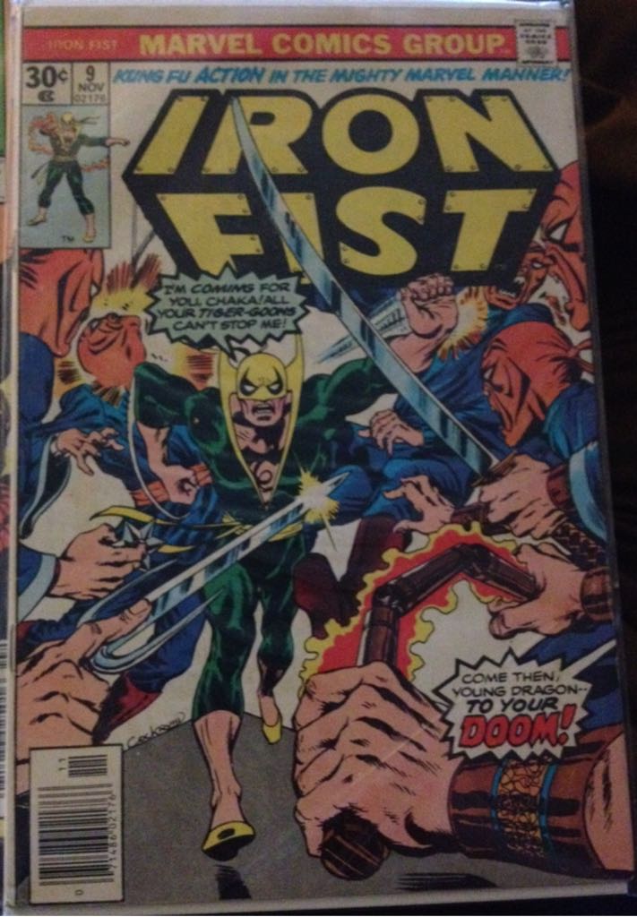 Iron Fist - Marvel Comics (9 - 11/1978) comic book collectible [Barcode 071486021766] - Main Image 1