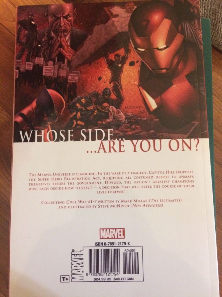 Civil War: A Marvel Comics Event  comic book collectible - Main Image 2