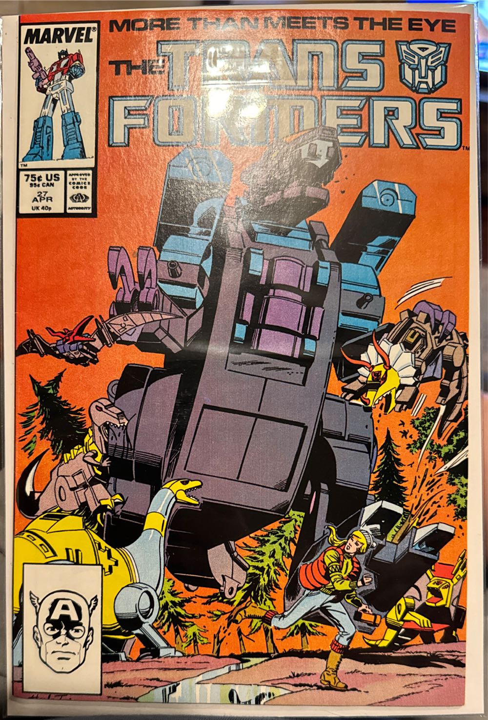 Transformers, The - Marvel (27 - Apr 1987) comic book collectible [Barcode 071486023791] - Main Image 2