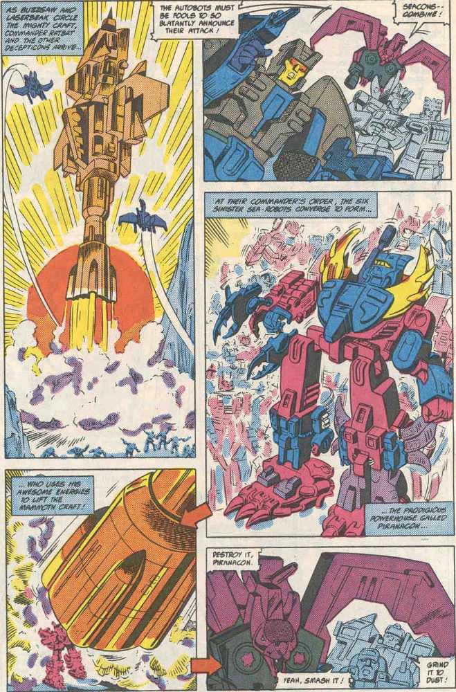 Transformers, The - Marvel Comics (49 - Feb 1989) comic book collectible [Barcode 071486023791] - Main Image 4