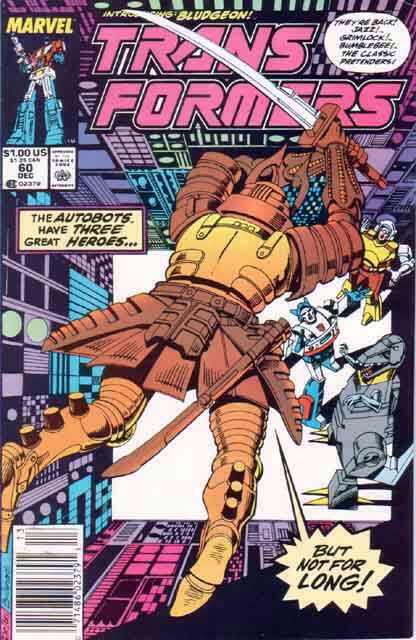Transformers - Marvel Comics Group (60 - Dec 1989) comic book collectible [Barcode 827714206913] - Main Image 1