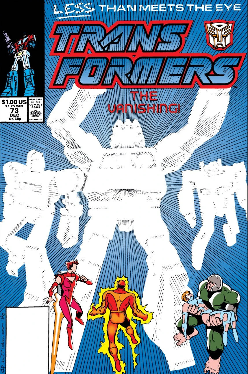 The Transformers - Marvel Comics (73 - Dec 1990) comic book collectible [Barcode 827714206913] - Main Image 2