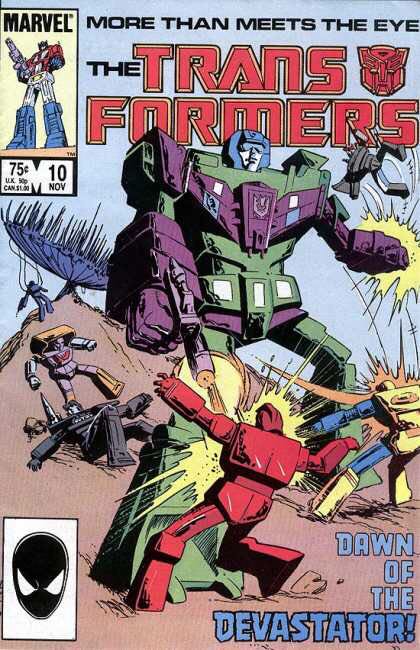 The Transformers - Marvel Comics (10 - Nov 1985) comic book collectible [Barcode 071486023791] - Main Image 1