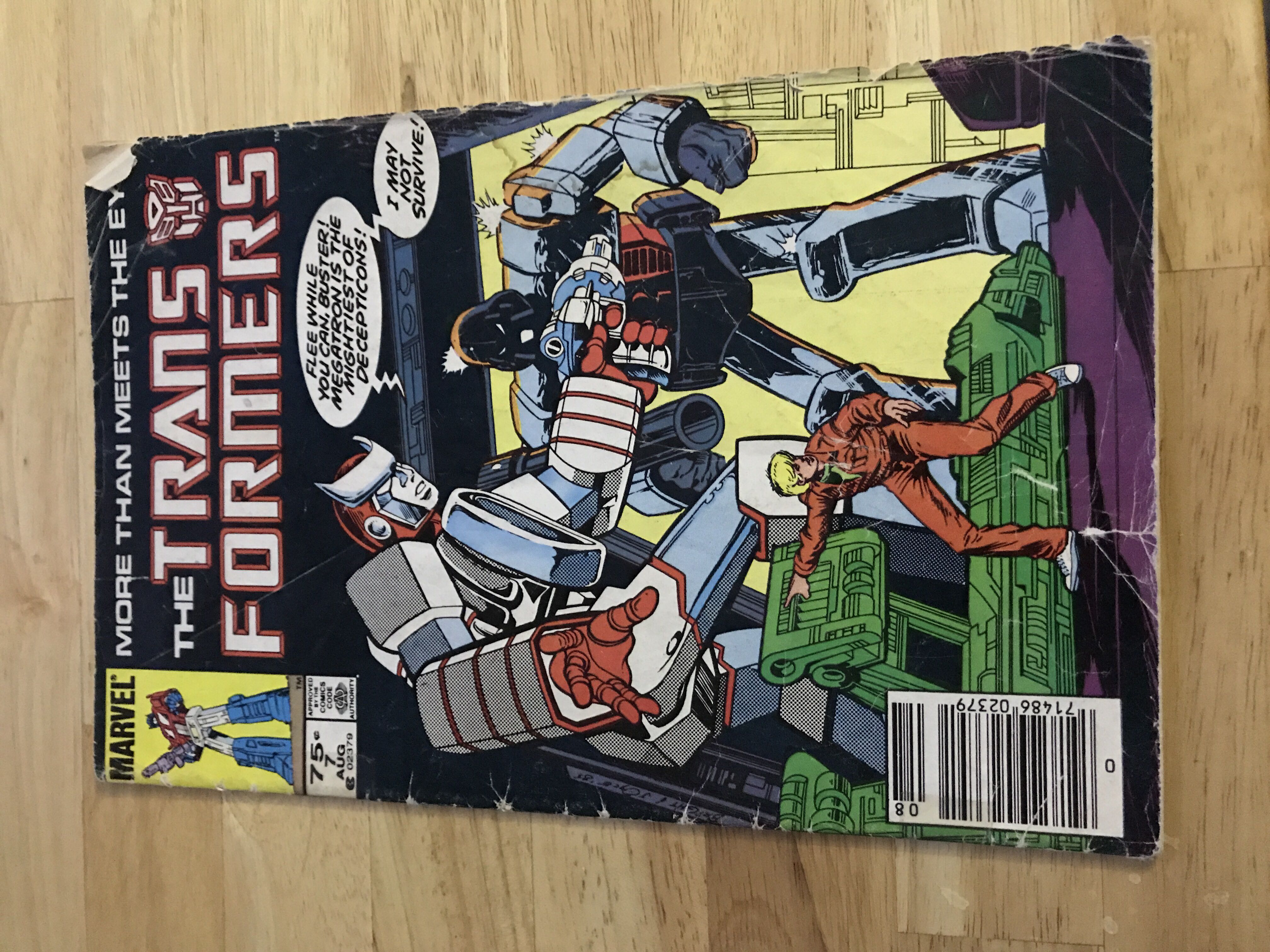 The Transformers - Buy Me (7 - Aug 1985) comic book collectible [Barcode 071486023791] - Main Image 2