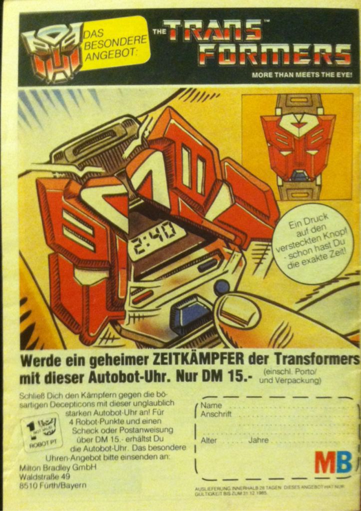 Transformers - Hasbro Bradley Inc. comic book collectible [Barcode 071486023791] - Main Image 2