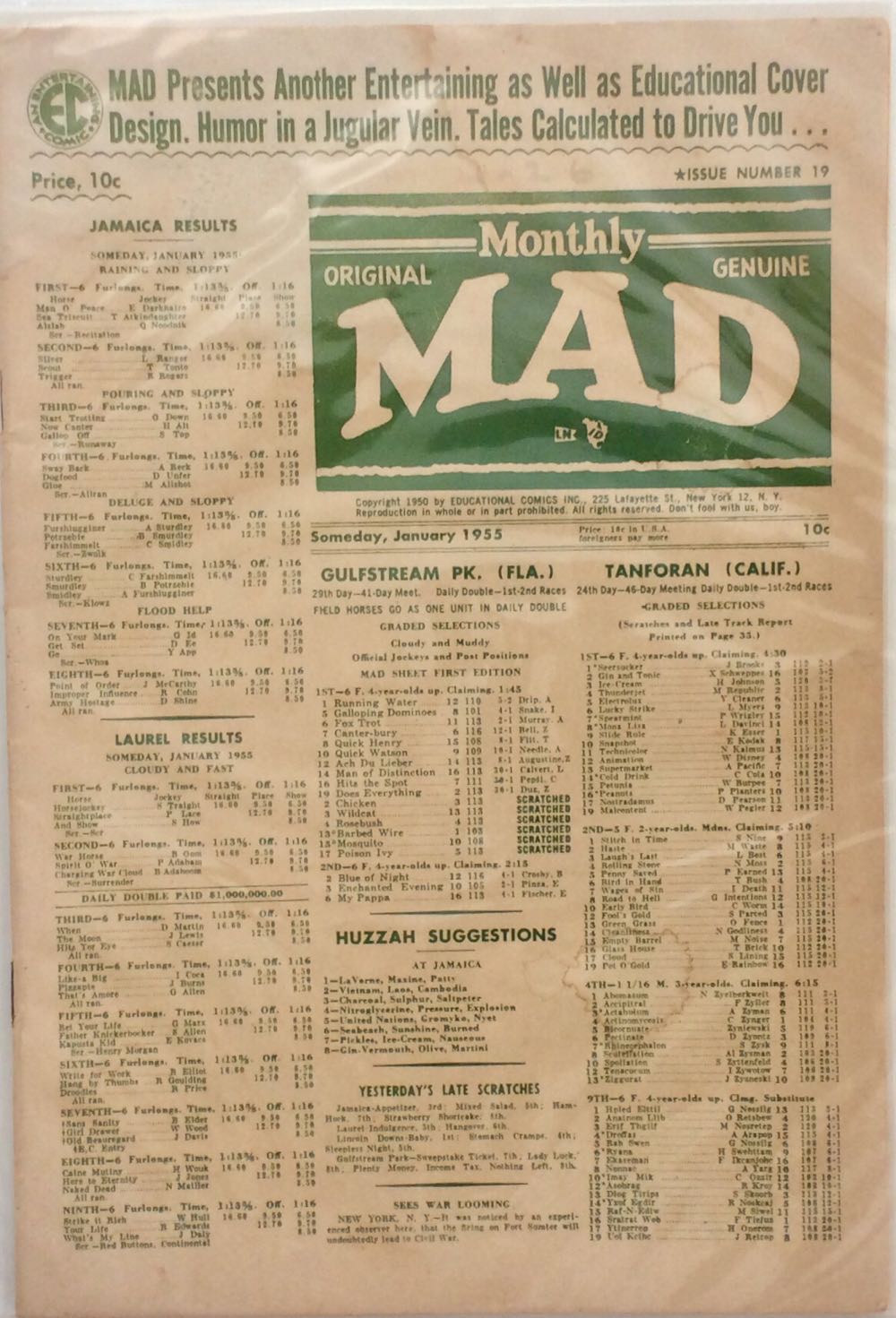 Mad - EC Comics (19 - Jan 1955) comic book collectible - Main Image 3