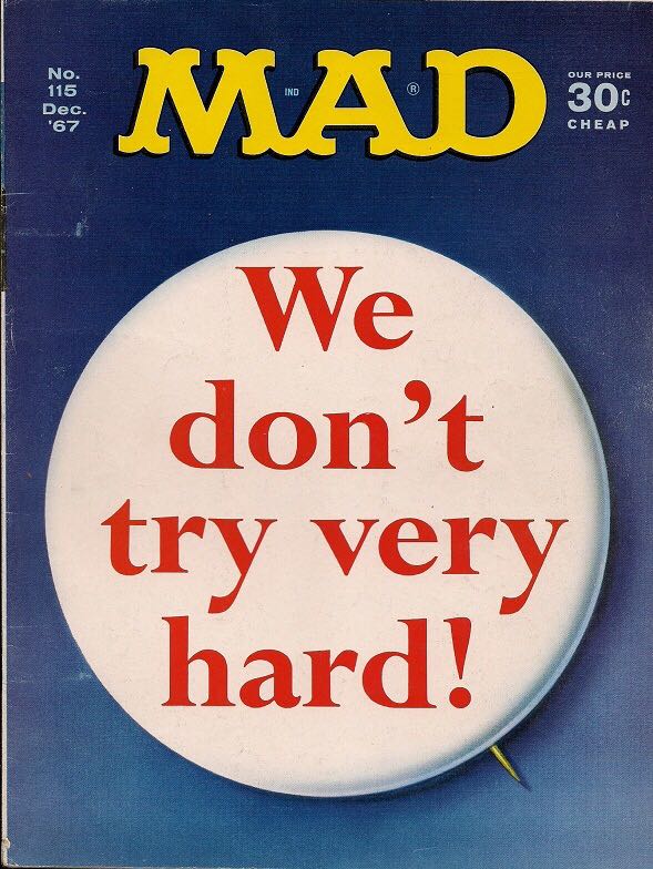 Mad - EC Comics (115 - Dec 1967) comic book collectible - Main Image 1