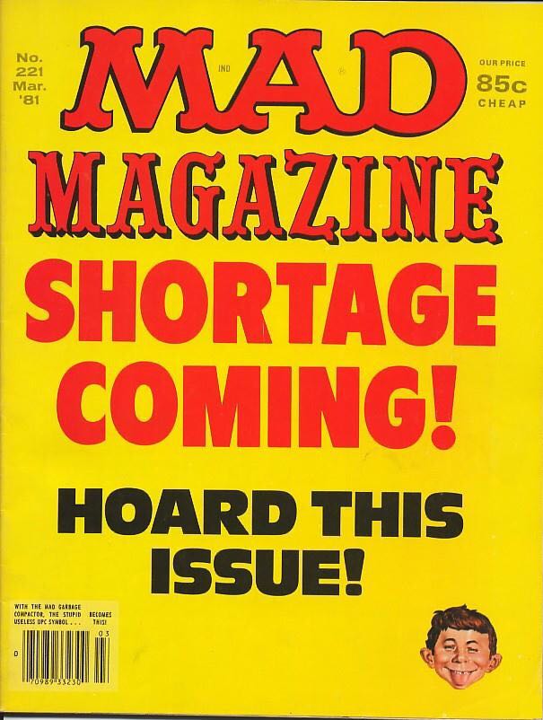 Mad - EC Comics (221 - Mar 1981) comic book collectible - Main Image 1