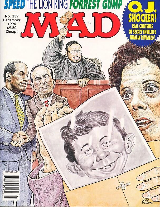 Mad - EC Comics (332 - Dec 1994) comic book collectible - Main Image 1