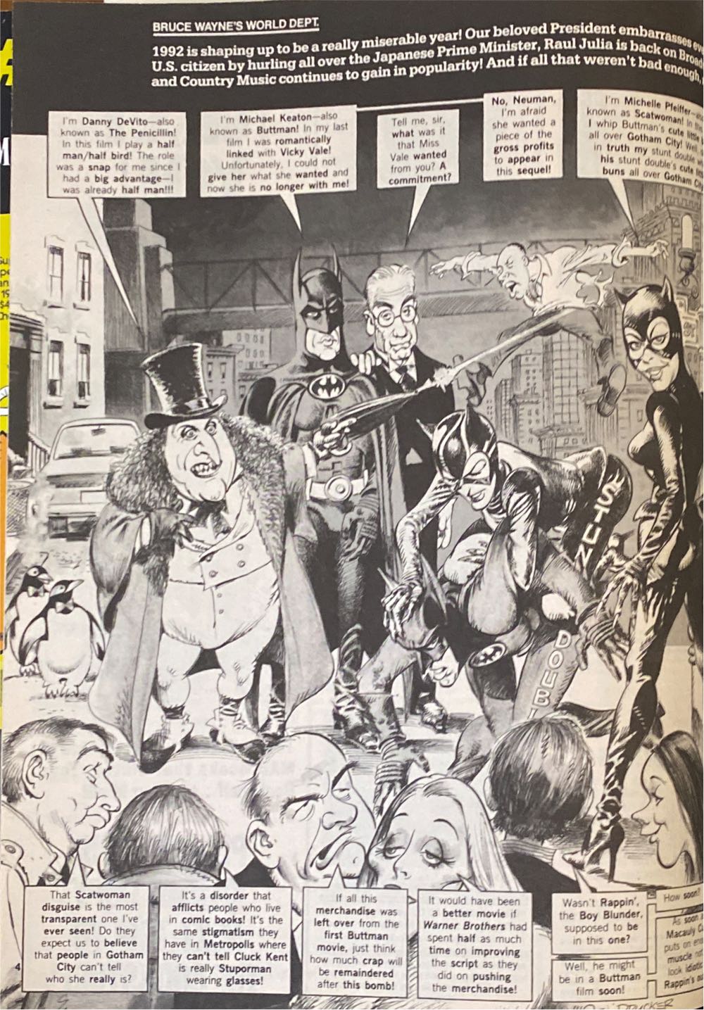 MAD Batman Returns October 1992  (314 - 10/1992) comic book collectible - Main Image 4