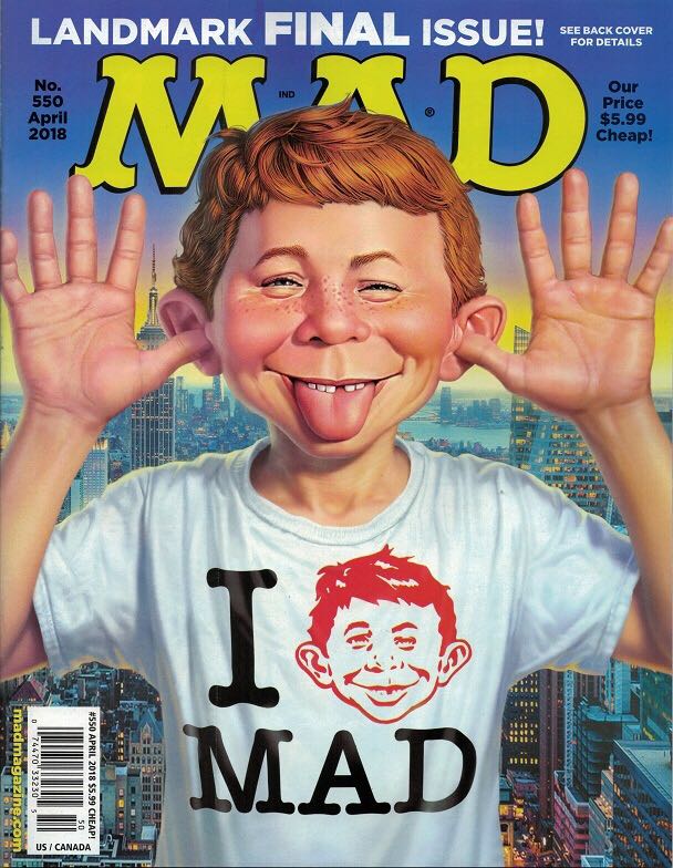 Mad - EC Comics (550 - 04/2018) comic book collectible - Main Image 1