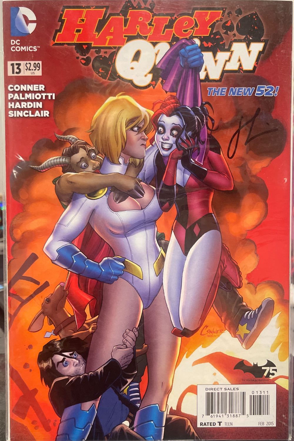 Harley Quinn - DC Comics (13 - Feb 2015) comic book collectible [Barcode 76194131887501311] - Main Image 2