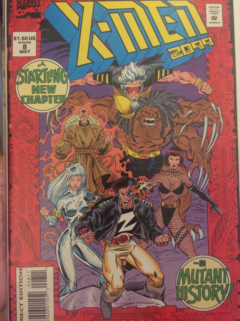 X-Men 2099 - Marvel Comics (8 - May 1994) comic book collectible [Barcode 75960601545000811] - Main Image 1