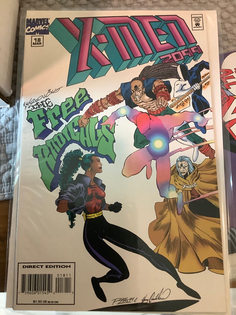 X-Men 2099 - Marvel Comics (18 - Mar 1995) comic book collectible [Barcode 75960601545001811] - Main Image 2